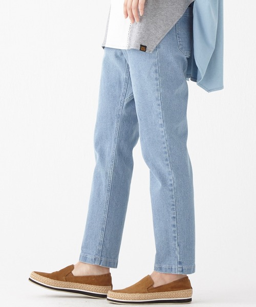 KRIFF MAYER Lady's Collection（クリフメイヤーレディースコレクション）の「クライミングデニムナローパンツ（デニムパンツ・レディース・ダークブルー/ネイビー/ライトブルー・MEDIUM/LARGE）」の14枚目の写真