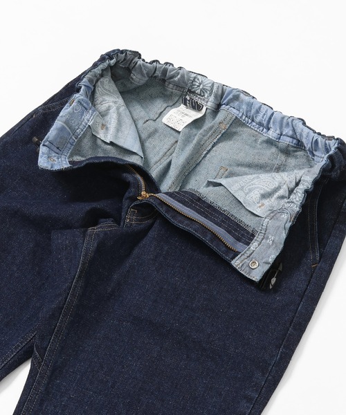 KRIFF MAYER Lady's Collection（クリフメイヤーレディースコレクション）の「クライミングデニムナローパンツ（デニムパンツ・レディース・ダークブルー/ネイビー/ライトブルー・MEDIUM/LARGE）」の18枚目の写真