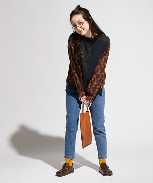 KRIFF MAYER Lady's Collection（クリフメイヤーレディースコレクション）の「クライミングデニムナローパンツ（デニムパンツ・レディース・ダークブルー/ネイビー/ライトブルー・MEDIUM/LARGE）」の9枚目の写真