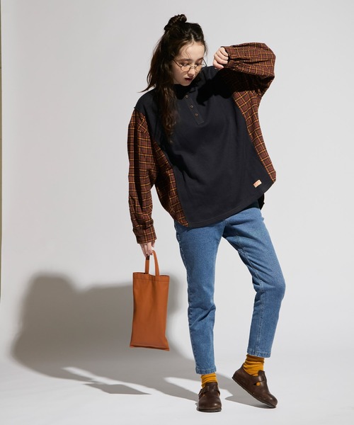 KRIFF MAYER Lady's Collection（クリフメイヤーレディースコレクション）の「クライミングデニムナローパンツ（デニムパンツ・レディース・ダークブルー/ネイビー/ライトブルー・MEDIUM/LARGE）」の7枚目の写真