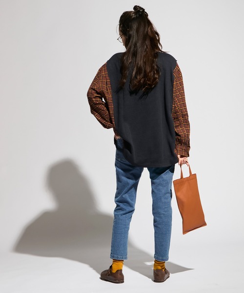 KRIFF MAYER Lady's Collection（クリフメイヤーレディースコレクション）の「クライミングデニムナローパンツ（デニムパンツ・レディース・ダークブルー/ネイビー/ライトブルー・MEDIUM/LARGE）」の8枚目の写真