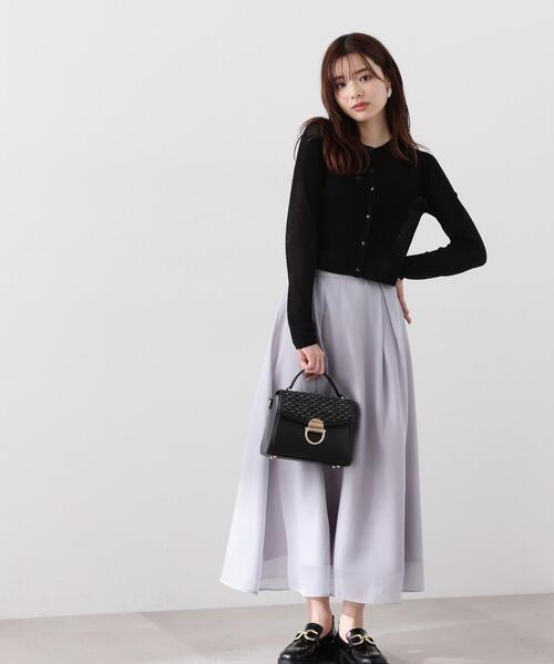 PROPORTION BODY DRESSING（プロポーションボディドレッシング）の「シアーリブショートカーディガン / 1214174300（カーディガン/ボレロ・レディース・ベージュ/ブラック/レッド/イエロー/ホワイト系その他・FREE）」の20枚目の写真