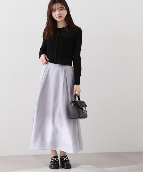 PROPORTION BODY DRESSING（プロポーションボディドレッシング）の「シアーリブショートカーディガン / 1214174300（カーディガン/ボレロ・レディース・ベージュ/ブラック/レッド/イエロー/ホワイト系その他・FREE）」の22枚目の写真