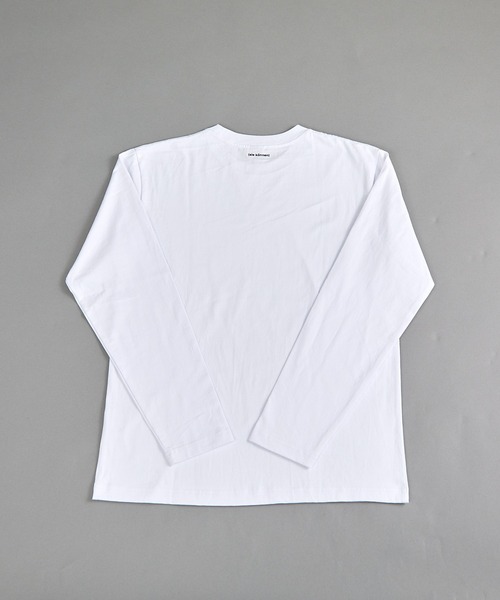 VIBGYOR(ヴィブジョー)の「ヘヴィウェイト天竺 プリント 長袖 クルーネック(Tシャツ/カットソー・メンズ・ホワイト/ブラック/ミント・MEDIUM/LARGE)」の7枚目の写真