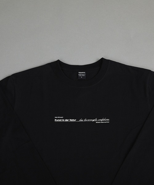 VIBGYOR(ヴィブジョー)の「ヘヴィウェイト天竺 プリント 長袖 クルーネック(Tシャツ/カットソー・メンズ・ホワイト/ブラック/ミント・MEDIUM/LARGE)」の8枚目の写真
