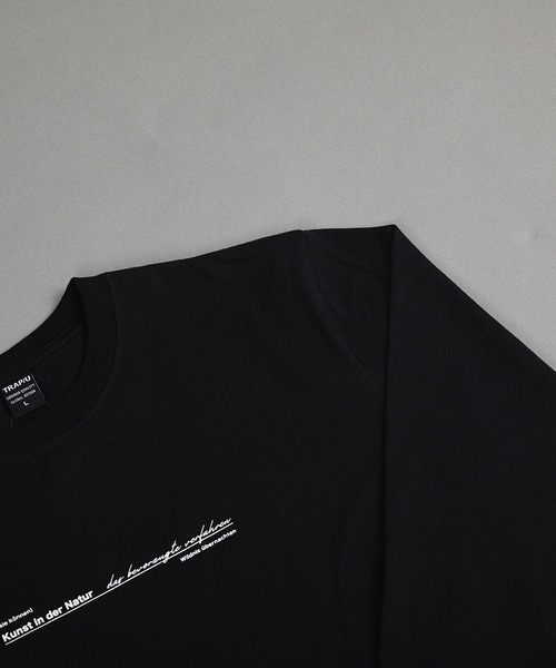 VIBGYOR(ヴィブジョー)の「ヘヴィウェイト天竺 プリント 長袖 クルーネック(Tシャツ/カットソー・メンズ・ホワイト/ブラック/ミント・MEDIUM/LARGE)」の9枚目の写真