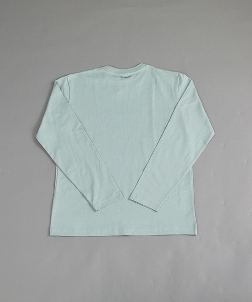 VIBGYOR(ヴィブジョー)の「ヘヴィウェイト天竺 プリント 長袖 クルーネック(Tシャツ/カットソー・メンズ・ホワイト/ブラック/ミント・MEDIUM/LARGE)」の14枚目の写真