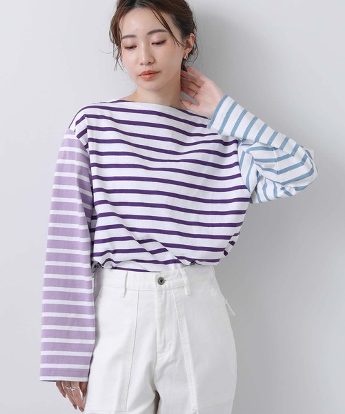 ルミノア　ボーダーカットソー Le Minor tシャツ 「Le Minor/ルミノア」ボーダーカットソー