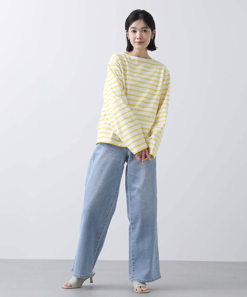 LEMINOR（ルミノール）の「別注ルミノアボーダーカットソー（Tシャツ/カットソー・レディース・ピンク/イエロー/パープル系・FREE）」の14枚目の写真