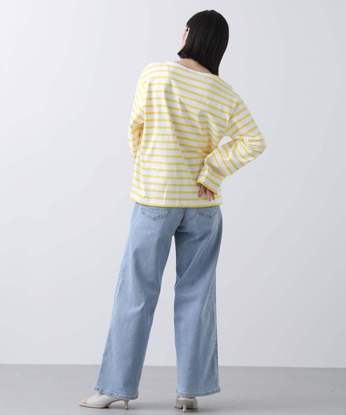 LEMINOR（ルミノール）の「別注ルミノアボーダーカットソー（Tシャツ/カットソー・レディース・ピンク/イエロー/パープル系・FREE）」の16枚目の写真