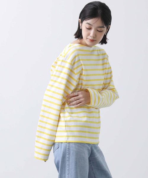 LEMINOR（ルミノール）の「別注ルミノアボーダーカットソー（Tシャツ/カットソー・レディース・ピンク/イエロー/パープル系・FREE）」の19枚目の写真