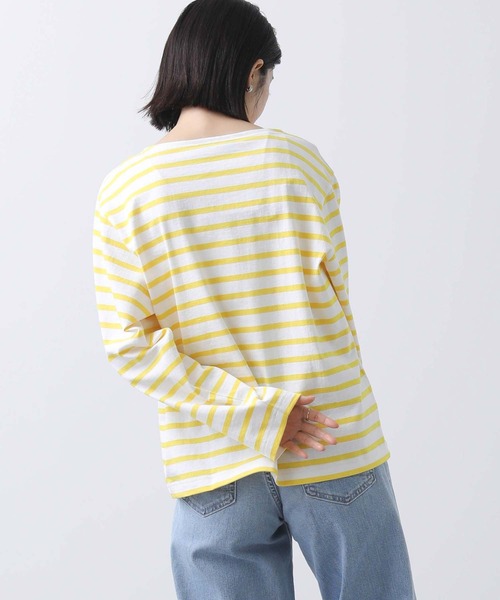 LEMINOR（ルミノール）の「別注ルミノアボーダーカットソー（Tシャツ/カットソー・レディース・ピンク/イエロー/パープル系・FREE）」の20枚目の写真