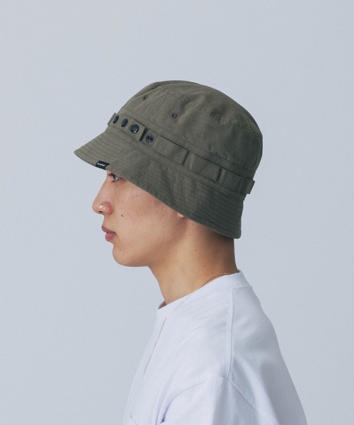 XLARGE（エクストララージ）の「RIPSTOP MILITARY HAT（ハット・メンズ・ホワイト/オリーブ/ブラック・L/M）」の7枚目の写真