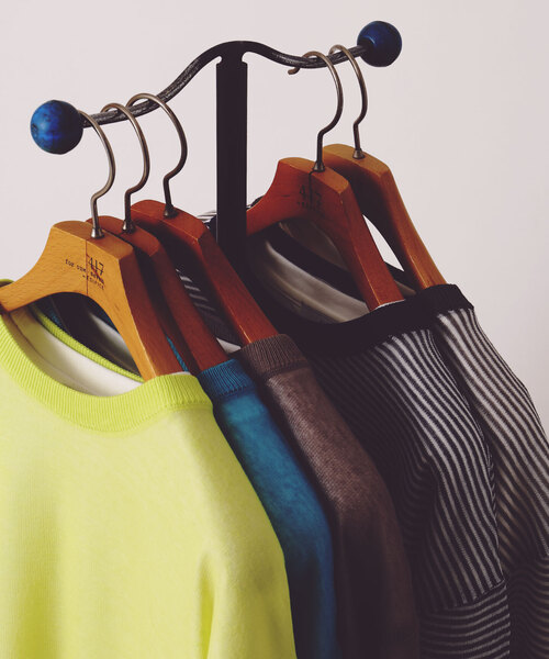 417 EDIFICE（フォーワンセブンエディフィス）の「”ニット1枚 カットソー1枚のセット” テンジク×メッシュニット（Tシャツ/カットソー・メンズ・マルチ/ブルー/ベージュ/イエロー/その他1・MEDIUM/LARGE）」の15枚目の写真