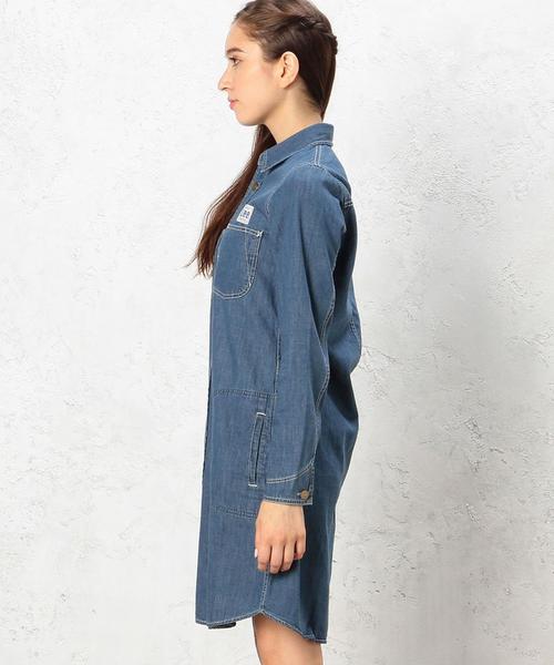 Lee（リー）の「LEE（リー） C WORK ワンピース◆（ワンピース・レディース・オリーブ/ネイビー・MEDIUM/SMALL）」の13枚目の写真