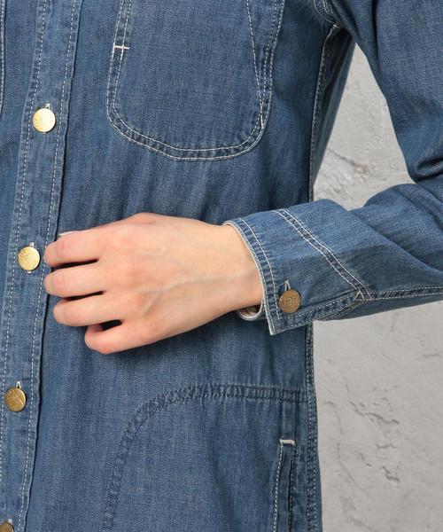 Lee（リー）の「LEE（リー） C WORK ワンピース◆（ワンピース・レディース・オリーブ/ネイビー・MEDIUM/SMALL）」の5枚目の写真