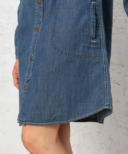 Lee（リー）の「LEE（リー） C WORK ワンピース◆（ワンピース・レディース・オリーブ/ネイビー・MEDIUM/SMALL）」の7枚目の写真