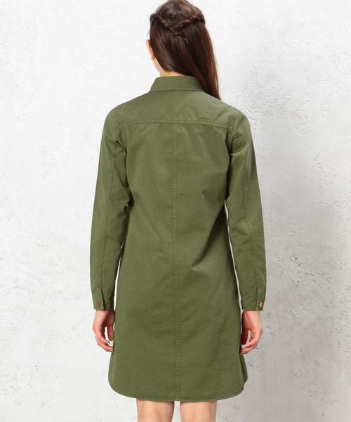 Lee（リー）の「LEE（リー） C WORK ワンピース◆（ワンピース・レディース・オリーブ/ネイビー・MEDIUM/SMALL）」の3枚目の写真