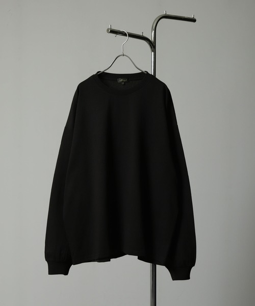 NILWAY（ニルウェイ）の「コットンベーシックロンT（Tシャツ/カットソー・メンズ・ブラック/チャコールグレー/ホワイト/オートミール・MEDIUM/LARGE）」の3枚目の写真