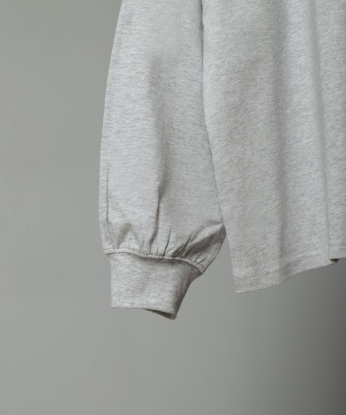 NILWAY（ニルウェイ）の「コットンベーシックロンT（Tシャツ/カットソー・メンズ・ブラック/チャコールグレー/ホワイト/オートミール・MEDIUM/LARGE）」の9枚目の写真