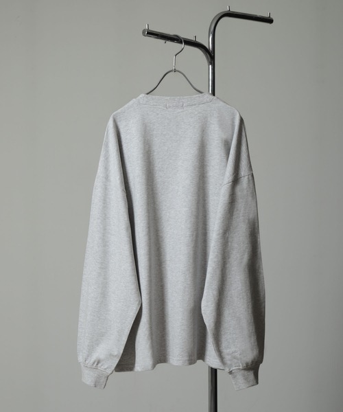 NILWAY（ニルウェイ）の「コットンベーシックロンT（Tシャツ/カットソー・メンズ・ブラック/チャコールグレー/ホワイト/オートミール・MEDIUM/LARGE）」の11枚目の写真