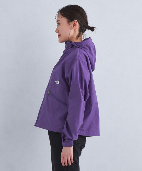 ノースフェイス レディースショートコンパクトJKパープル THE NORTH FACE（ザノースフェイス）の「＜THE NORTH FACE＞ショート