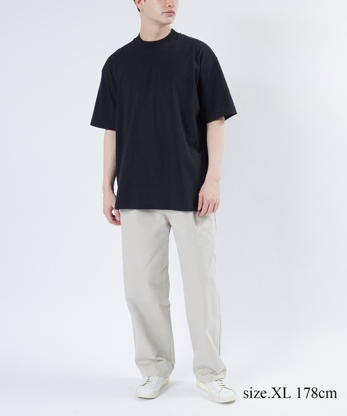 BIOTOP（ビオトープ）の「【Hanes for BIOTOP】US COTTON MOCK NECK T-SHIRTS 2P（Tシャツ/カットソー・メンズ・その他/ホワイト系その他・L/M/S/XL）」の5枚目の写真