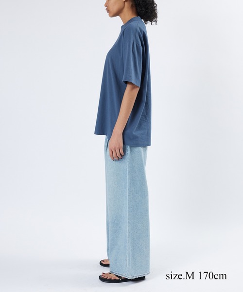 BIOTOP（ビオトープ）の「【Hanes for BIOTOP】US COTTON MOCK NECK T-SHIRTS 2P（Tシャツ/カットソー・メンズ・その他/ホワイト系その他・L/M/S/XL）」の9枚目の写真