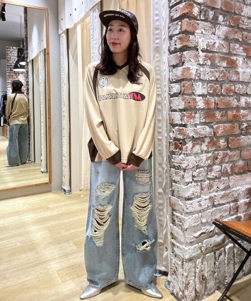 RODEO CROWNS WIDE BOWL（ロデオクラウンズワイドボウル）の「(JS)ツイルキャップ（キャップ・レディース・ダークブラウン/マスタード/ブラック・FREE）」の5枚目の写真