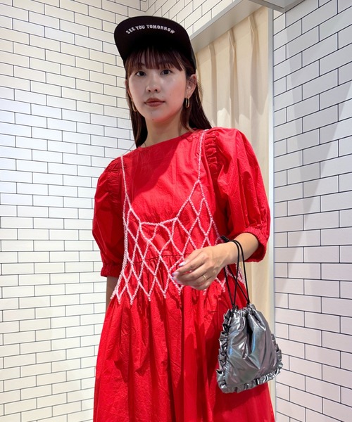 RODEO CROWNS WIDE BOWL（ロデオクラウンズワイドボウル）の「(JS)ツイルキャップ（キャップ・レディース・ダークブラウン/マスタード/ブラック・FREE）」の6枚目の写真