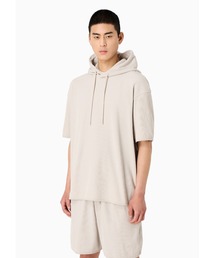美品　エンポリオアルマーニ　半袖ニット　ニット　セーター 半袖セーター バージンウール シームレスプレーンニット
