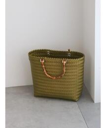 Te chichi | バンブーハンドルコード編みトートバッグ(ハンドバッグ)