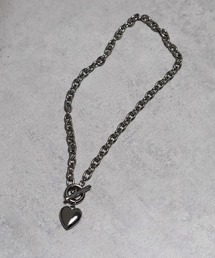LHME | LHME “Moment”ポイントハートチャンキーネックレス/サージカルステンレス316L（金属アレルギー対応）(ネックレス)