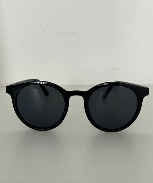 prose verse（プロズヴェール）の「ボストンフレームサングラス（サングラス・レディース・ブラック/ピンクベージュ・ﾌﾘ-）」の5枚目の写真