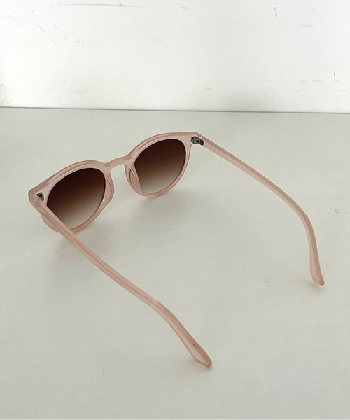 prose verse（プロズヴェール）の「ボストンフレームサングラス（サングラス・レディース・ブラック/ピンクベージュ・ﾌﾘ-）」の8枚目の写真