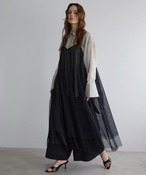 MIELI INVARIANT 未使用新品オールインワン ミエリ インヴァリアント MIELI INVARIANT Wide Collar C/A