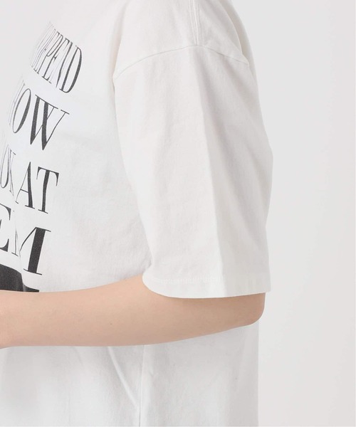 FRAMeWORK(フレームワーク)の「≪追加≫PRINT TEE2(Tシャツ/カットソー・レディース・チャコールグレー/ホワイト・FREE)」の20枚目の写真