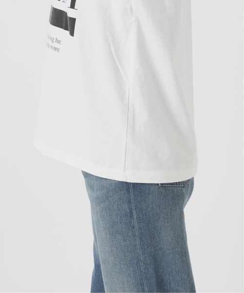 FRAMeWORK(フレームワーク)の「≪追加≫PRINT TEE2(Tシャツ/カットソー・レディース・チャコールグレー/ホワイト・FREE)」の21枚目の写真