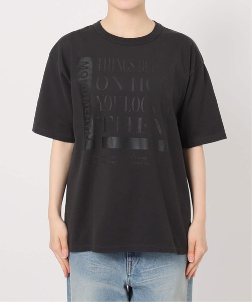 FRAMeWORK(フレームワーク)の「≪追加≫PRINT TEE2(Tシャツ/カットソー・レディース・チャコールグレー/ホワイト・FREE)」の22枚目の写真