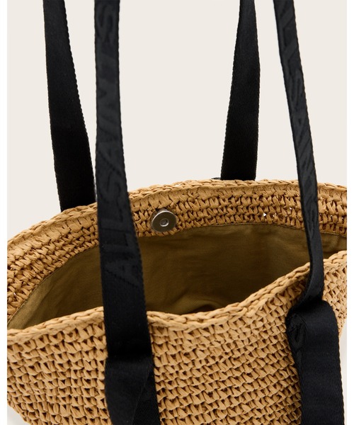 ALLSAINTS(オールセインツ)の「CELAYNE MINI STRAW TOTE BAG | CELAYNE ミニ ストロー トート バッグ(トートバッグ・レディース・ブラウン系その他・ONE SIZE)」の19枚目の写真