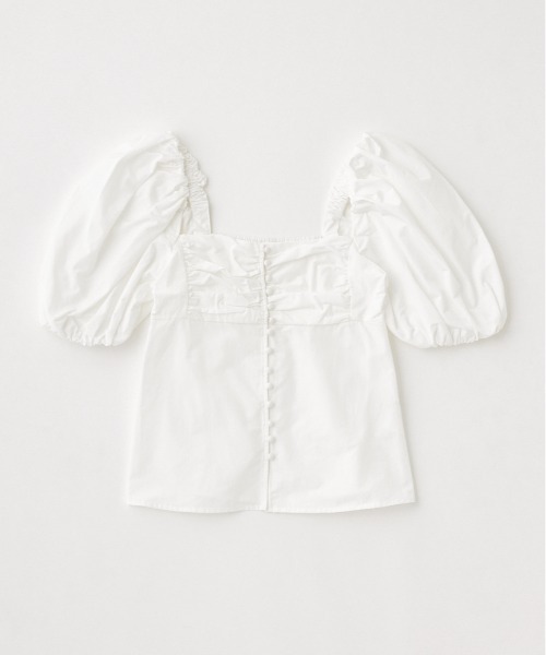 ブラウス シャツ OPEN NECK GATHER ブラウス レディース MOUSSY ブラウス シャツ OPEN NECK GATHER レディース