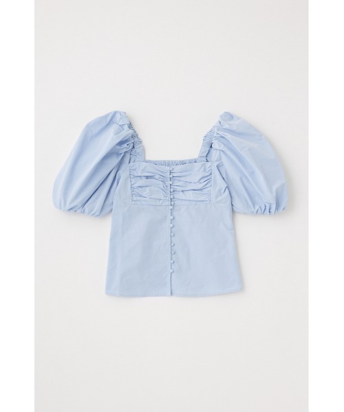 MOUSSY(マウジー)の「OPEN NECK GATHER ブラウス(シャツ/ブラウス・レディース・ブラック/ライトブルー/ホワイト・1/2)」の17枚目の写真