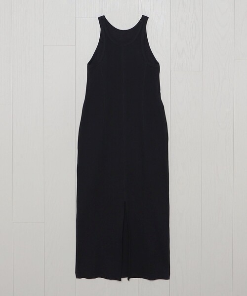 H BEAUTY&YOUTH リブ ロングドレス H＞リブ ロングドレス