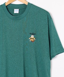 sanrio（サンリオ）の「【Doraemon/ドラえもん】胸ワンポイント刺繍ドライ半袖クルーネックTシャツ(吸汗速乾）（Tシャツ/カットソー・メンズ）」