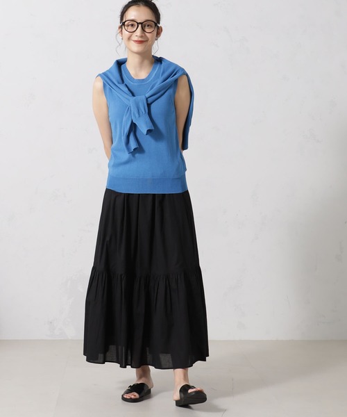 FOUND GOOD（ファウンドグッド）の「アンサンブルカーデ/LS2（カーディガン/ボレロ・レディース・ブラック/アイボリー/グレー系/ブルー系6・S/M/L）」の4枚目の写真