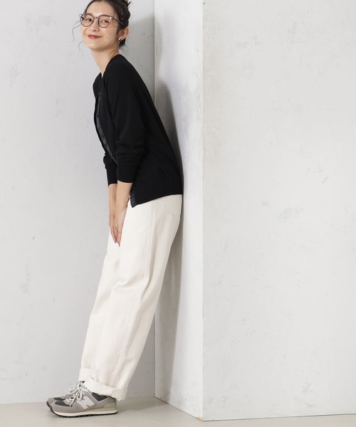 FOUND GOOD（ファウンドグッド）の「アンサンブルカーデ/LS2（カーディガン/ボレロ・レディース・ブラック/アイボリー/グレー系/ブルー系6・S/M/L）」の5枚目の写真