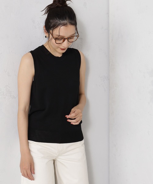 FOUND GOOD（ファウンドグッド）の「アンサンブルカーデ/LS2（カーディガン/ボレロ・レディース・ブラック/アイボリー/グレー系/ブルー系6・S/M/L）」の8枚目の写真