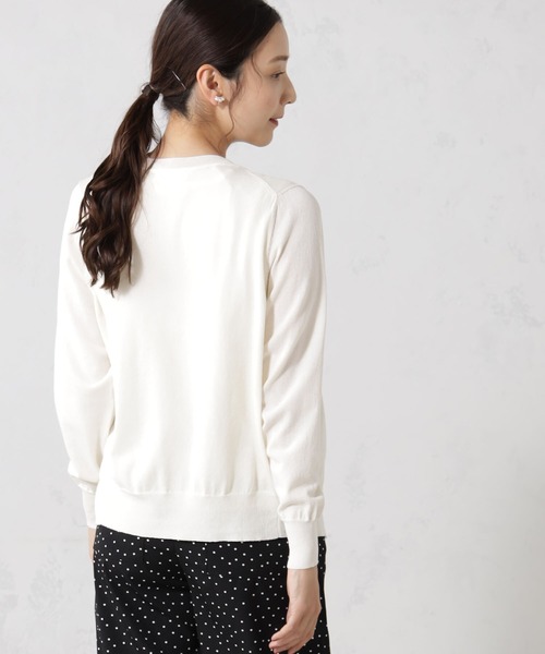 FOUND GOOD（ファウンドグッド）の「アンサンブルカーデ/LS2（カーディガン/ボレロ・レディース・ブラック/アイボリー/グレー系/ブルー系6・S/M/L）」の13枚目の写真