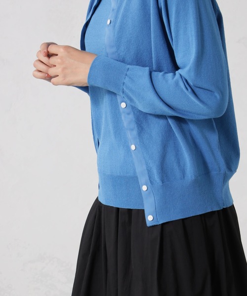 FOUND GOOD（ファウンドグッド）の「アンサンブルカーデ/LS2（カーディガン/ボレロ・レディース・ブラック/アイボリー/グレー系/ブルー系6・S/M/L）」の18枚目の写真