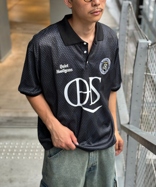 CIAOPANIC(チャオパニック)の「【ユニセックス】襟付きフットボールゲームシャツ(Tシャツ/カットソー・レディース・ホワイト/サックスブルー/ブラック・FREE)」の20枚目の写真
